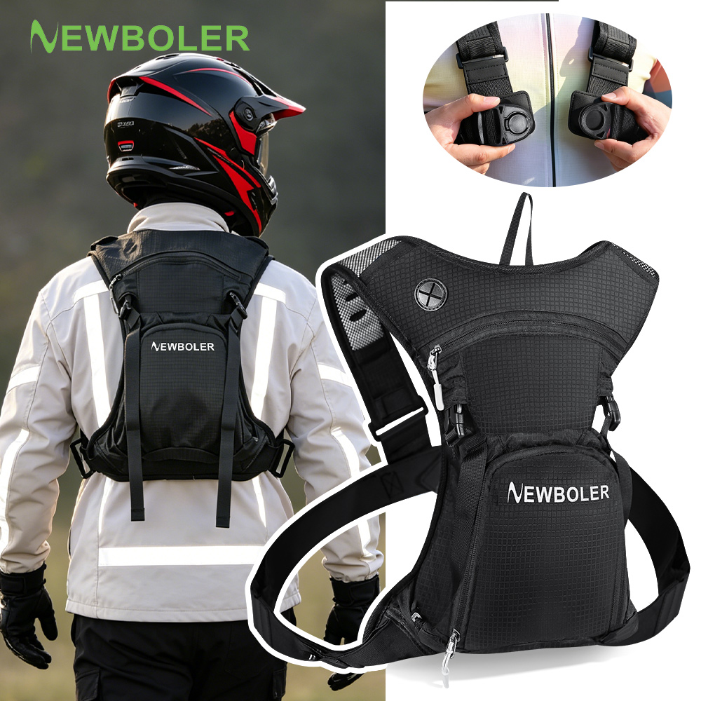 Cycling Commute Backpack - Zaino idrico NEWBOLER 8L per moto,