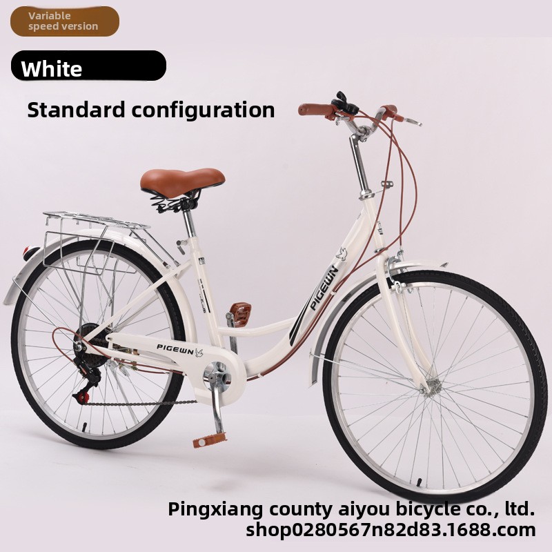 Cycling Commute Speed - Bicicletta da città vintage leggera da