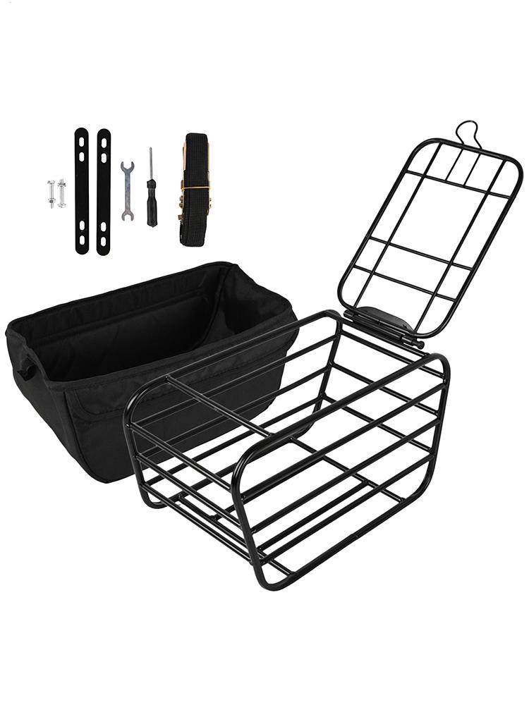 Cycling Commute - Cestino posteriore per bici, robusto organizer
