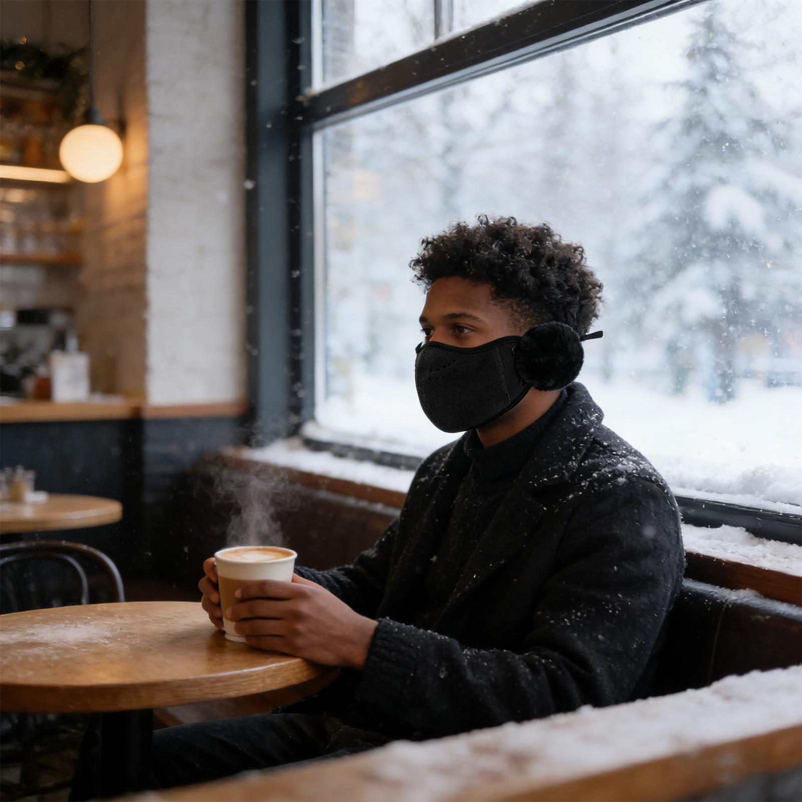 Winter Cycling Commute - Copri bocca per il viso Scudo
