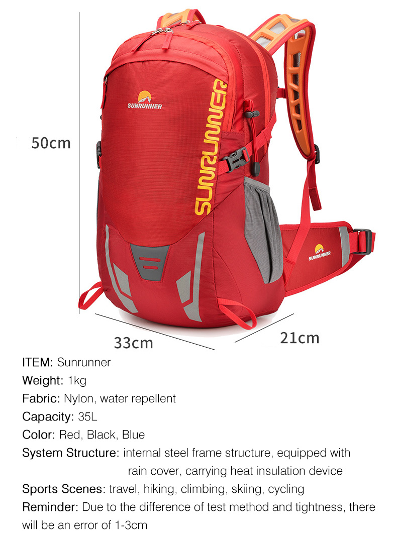 Zaino da Escursionismo 35L, Gr - Cycling Commute Backpack recensione e prezzo