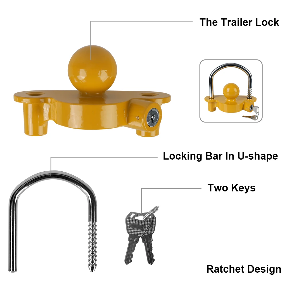 Gancio di traino di sicurezza  - U Lock Heavy Duty recensione e prezzo
