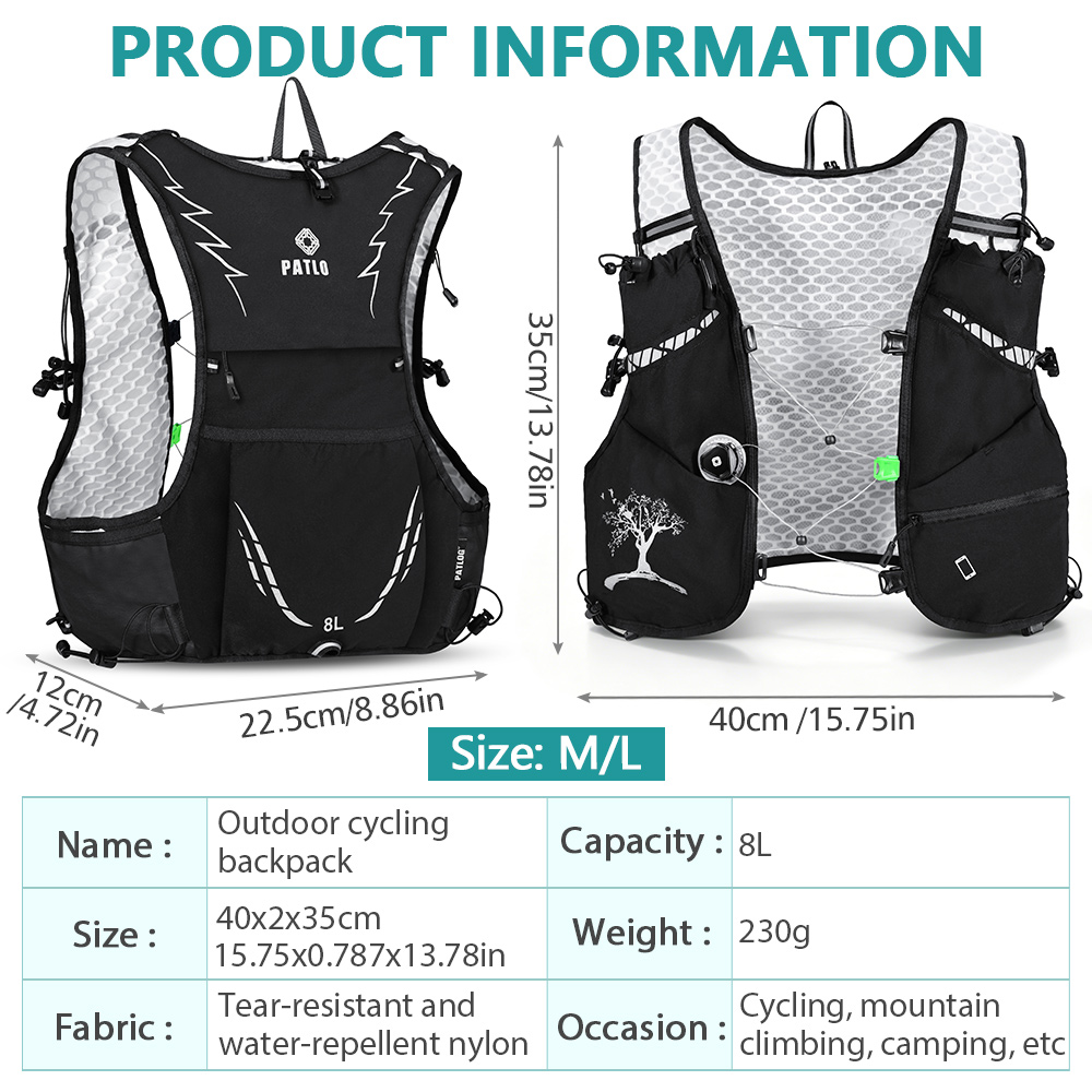 Nuovo Zaino da Trail Running 8 - Cycling Commute Backpack recensione e prezzo