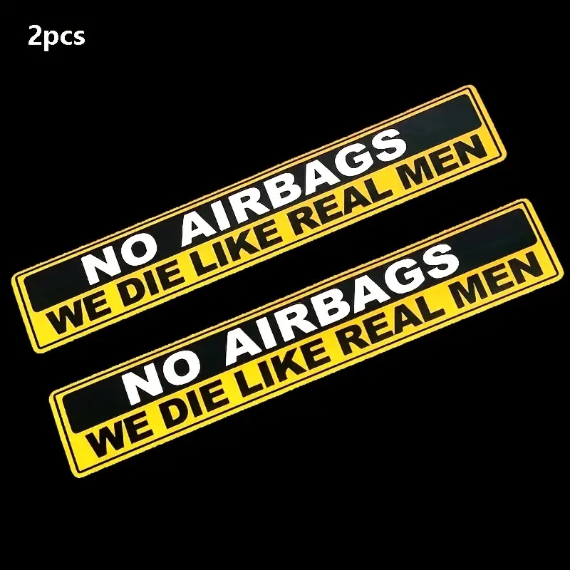 2 pezzi Attenzione SENZA AIRBA - Cycling Quote recensione e prezzo