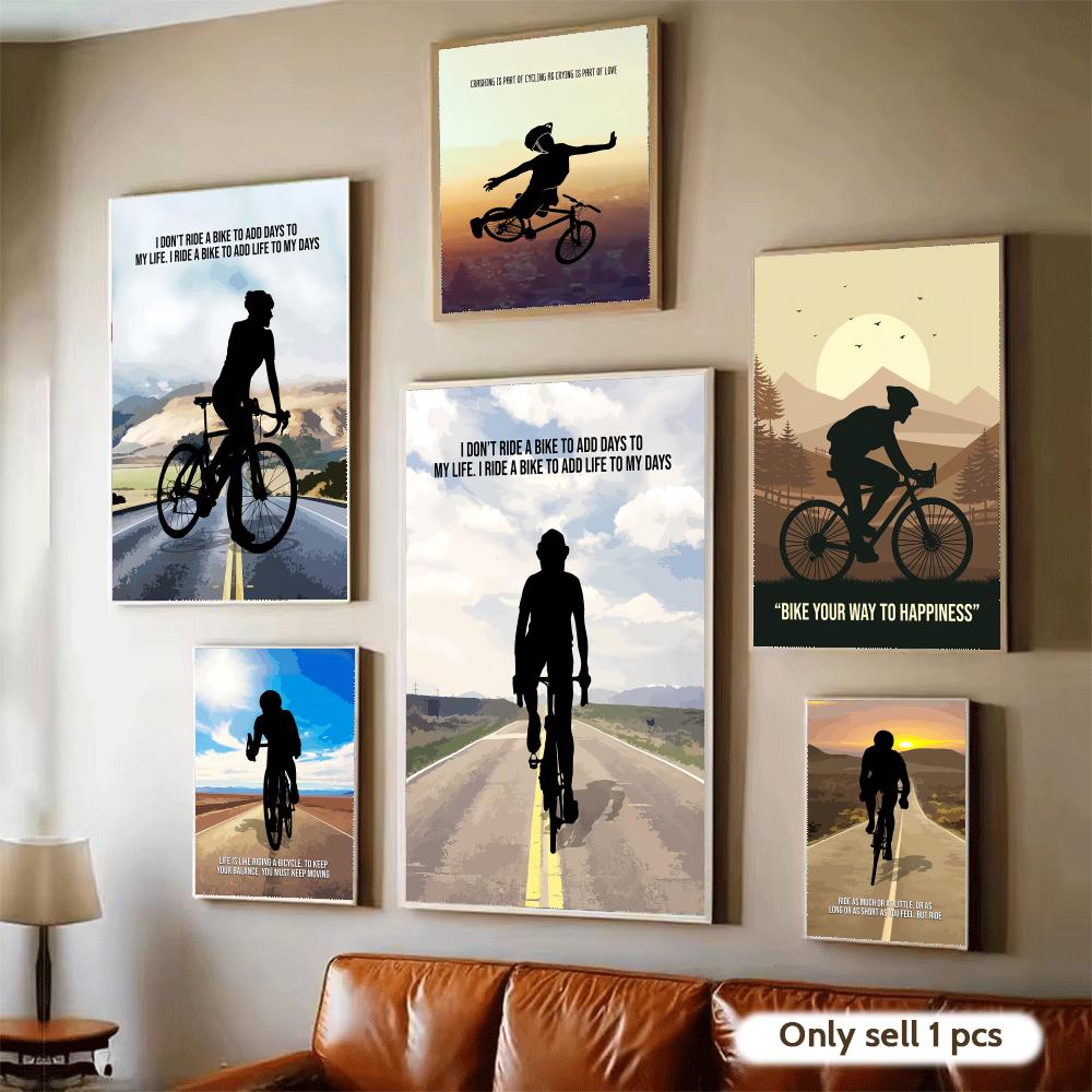 Poster artistico con citazione - Cycling Quote recensione e prezzo