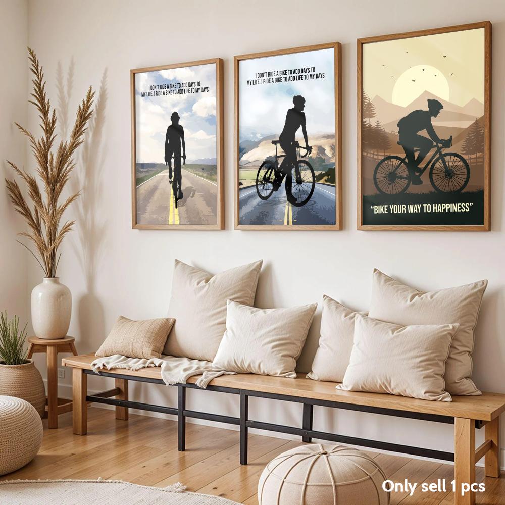 Poster artistico con citazione - Cycling Quote recensione e prezzo